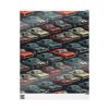 Muscle car wrapping paper, custom gift wrap, car guy, mechanic, car enthusiast