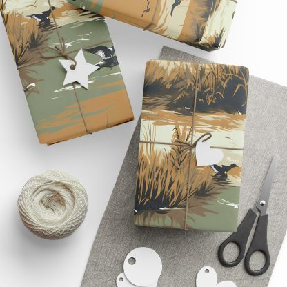 Duck hunting wrap, Hunting gift wrap, Duck hunt, gift wrap, wrapping paper, gift wrap, unique gift, custom wrap - Image 7
