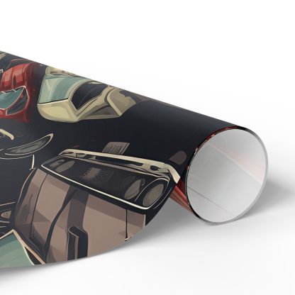 Muscle car wrapping paper, custom gift wrap, car guy, mechanic, car enthusiast - Image 2